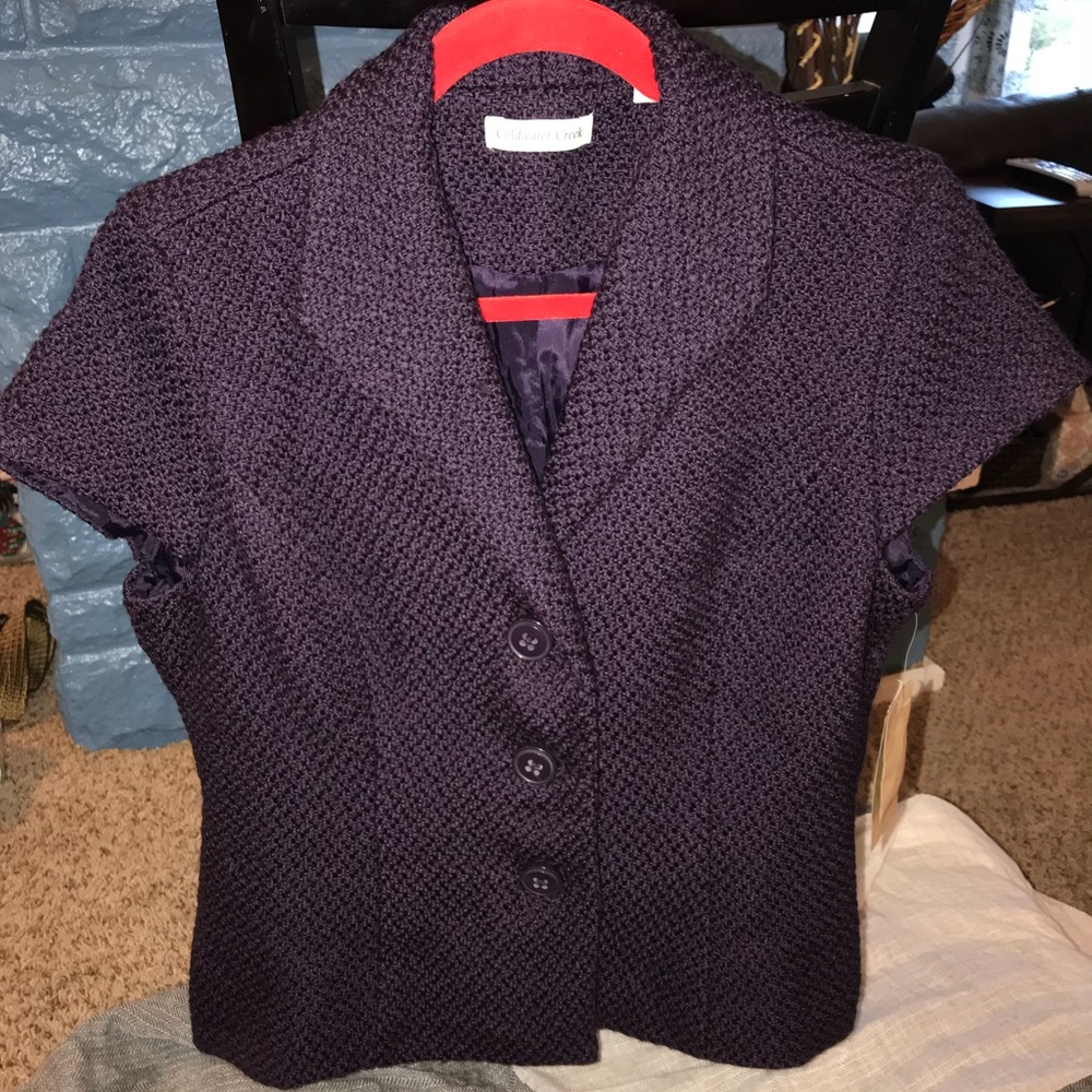 Coldwater Creek NWT short Sleeve Blazer